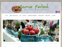 Tablet Screenshot of nowruzfestival.org